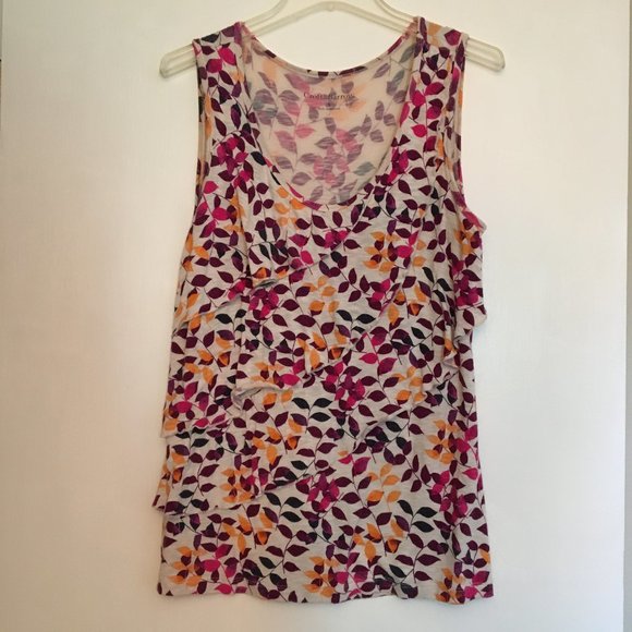 Croft & Barrow Ruffle Tank - Picture 5 of 5